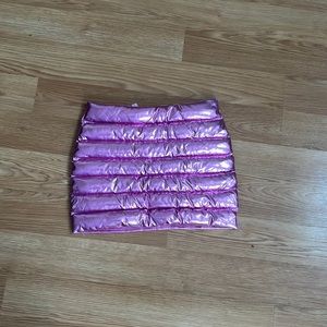 Fashion Nova metallic skirt